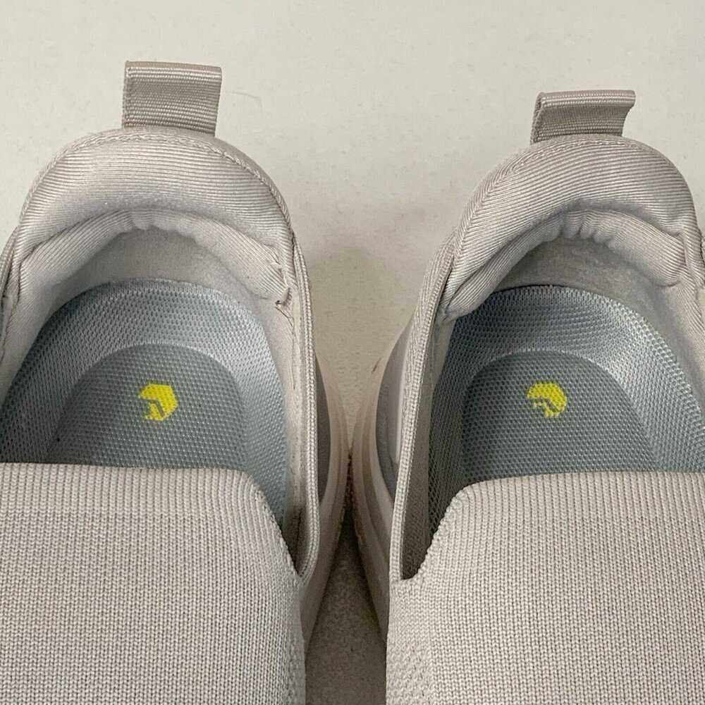 FitVille Marca Slip On Walking Sneaker Womens 10 Wide Light Khaki Gray Comfort - Picture 6 of 9